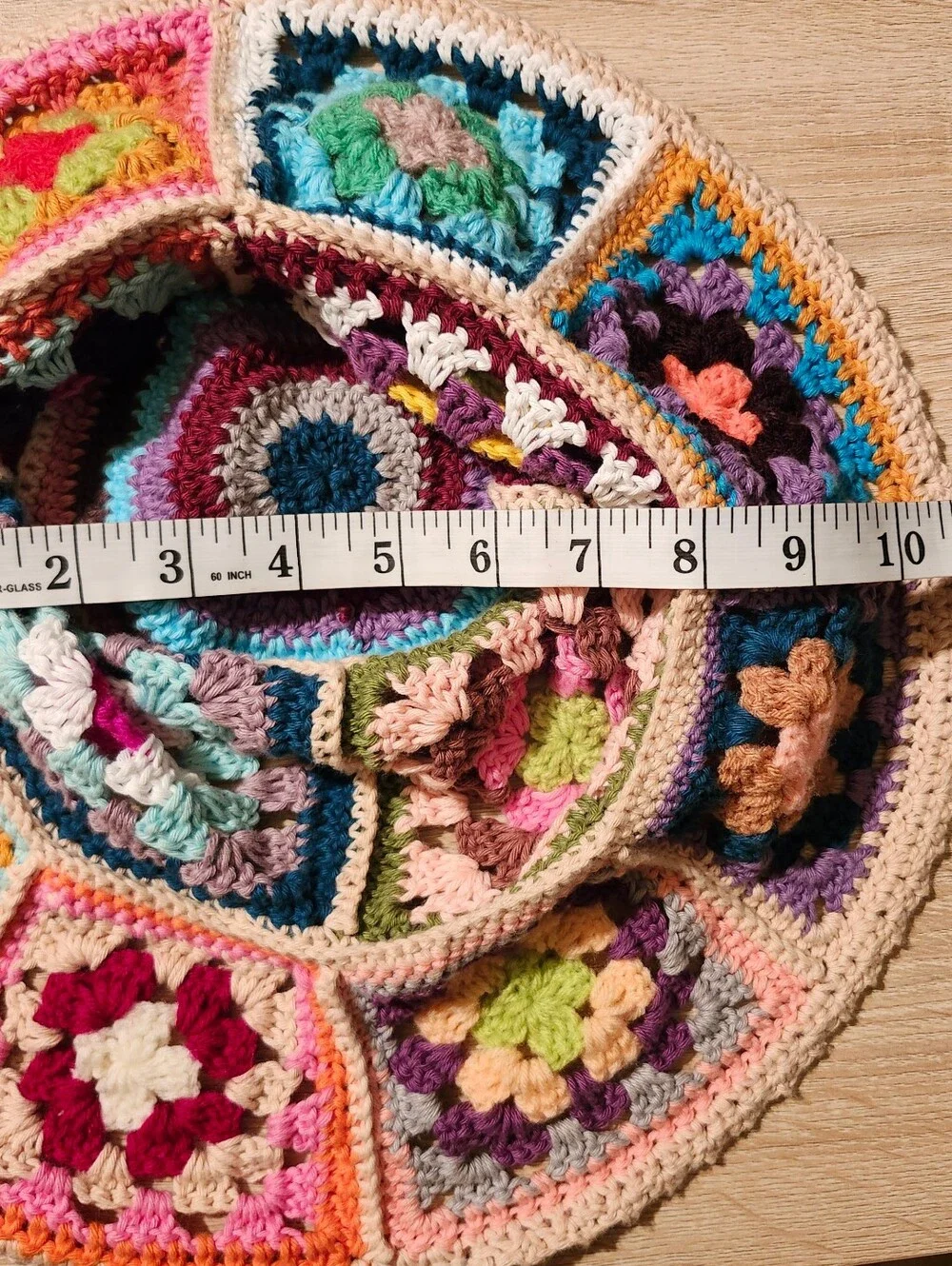 MOMO NEW YORK GRANNY HAND CROCHET SILVIE Size 05
